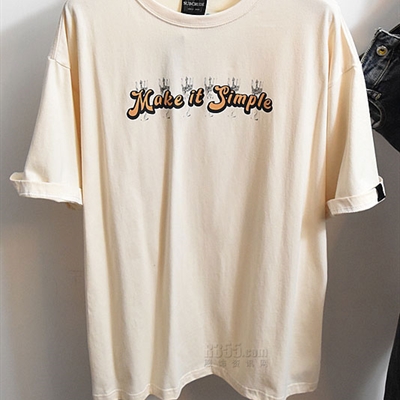 市场上装-T恤-休闲T恤【实拍】