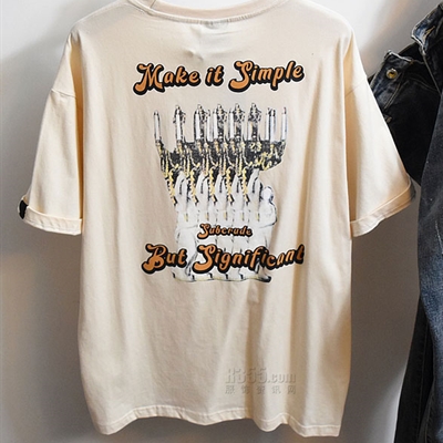 市场上装-T恤-休闲T恤【实拍】