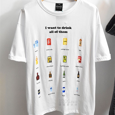 市场上装-T恤-休闲T恤【实拍】