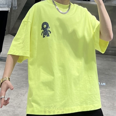 市场上装-T恤-微潮T恤