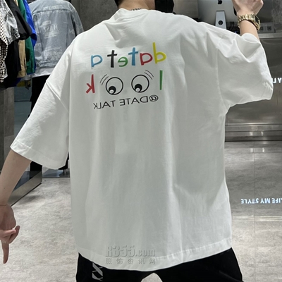 市场上装-T恤-微潮T恤