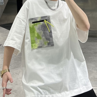 市场上装-T恤-微潮T恤
