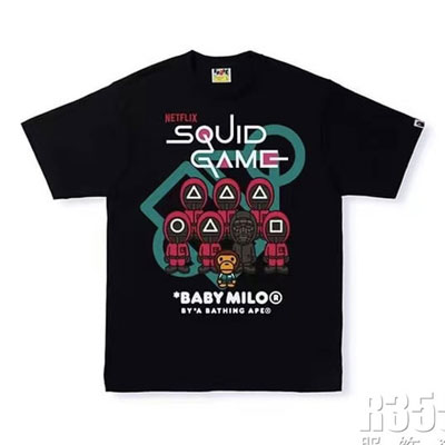 日本《BAPE x《鱿鱼游戏》》2021秋冬休闲时尚男装