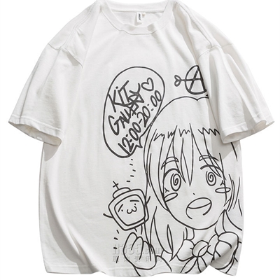 市场上装-T恤-微潮T恤