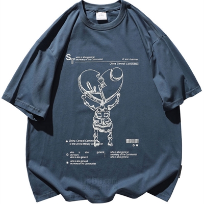 市场上装-T恤-微潮T恤