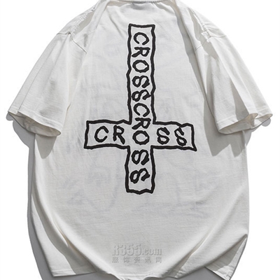 市场上装-T恤-微潮T恤