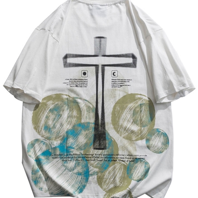 市场上装-T恤-微潮T恤