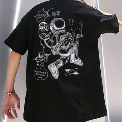 市场上装-T恤-微潮T恤