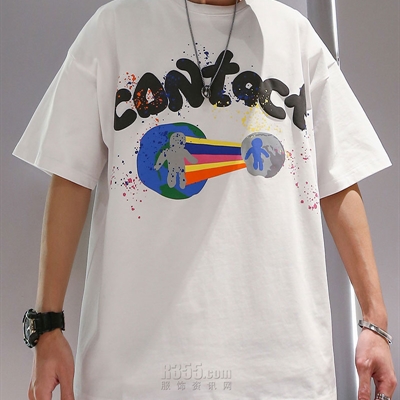 市场上装-T恤-微潮T恤