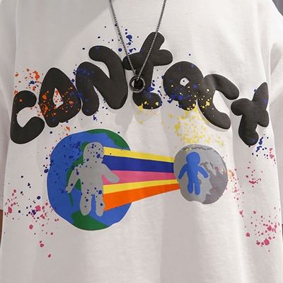 市场上装-T恤-微潮T恤