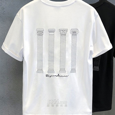 市场上装-T恤-休闲T恤【实拍】