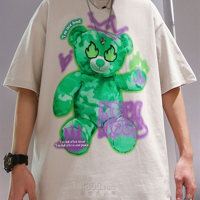 市场上装-T恤-微潮T恤