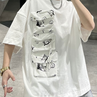 市场上装-T恤-微潮T恤