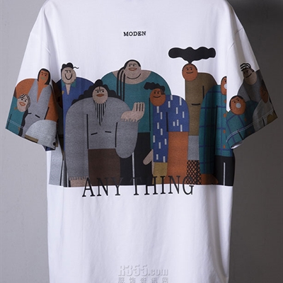 市场上装-T恤-微潮T恤【实拍】