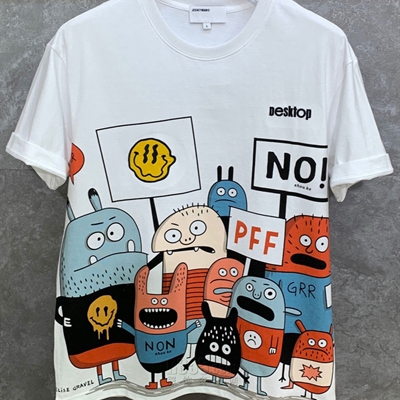 市场上装-T恤-微潮T恤【实拍】