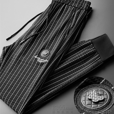 市场男裤-商务-松紧裤