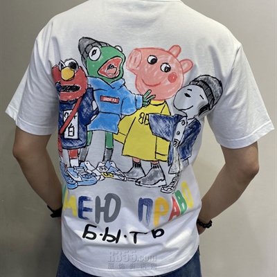 市场上装-T恤-微潮T恤