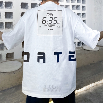 市场上装-T恤-微潮T恤