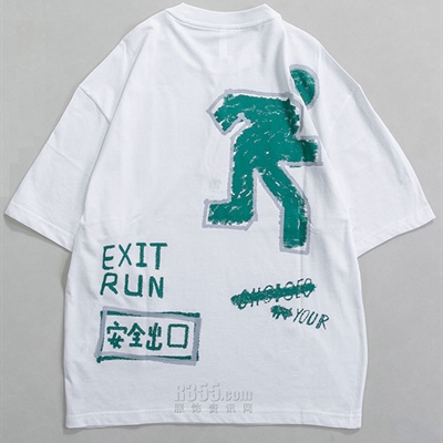 市场上装-T恤-微潮T恤