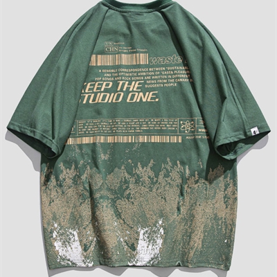 市场上装-T恤-微潮T恤