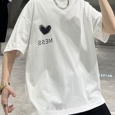 市场上装-T恤-微潮T恤