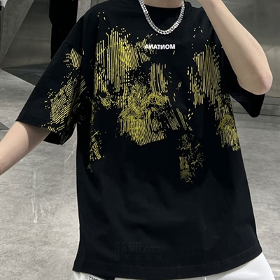 市场上装-T恤-微潮T恤