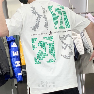 市场上装-T恤-微潮T恤