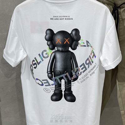 市场上装-T恤-微潮T恤【实拍】