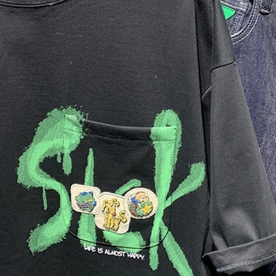 市场上装-T恤-微潮T恤【实拍】