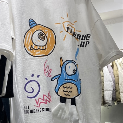 市场上装-T恤-微潮T恤【实拍】