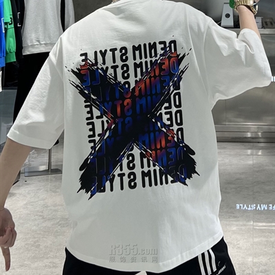 市场上装-T恤-微潮T恤