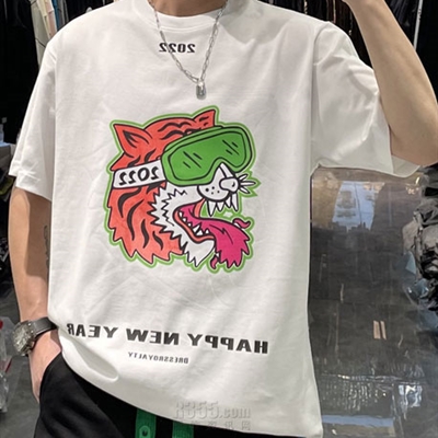 市场上装-T恤-微潮T恤