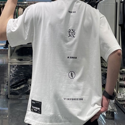 市场上装-T恤-微潮T恤