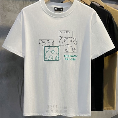 市场上装-T恤-休闲T恤【实拍】