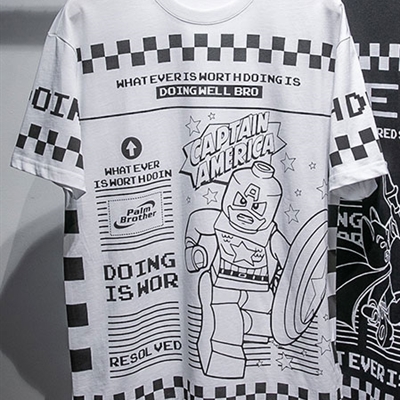 市场上装-T恤-微潮T恤【实拍】