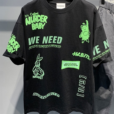 市场上装-T恤-微潮T恤【实拍】