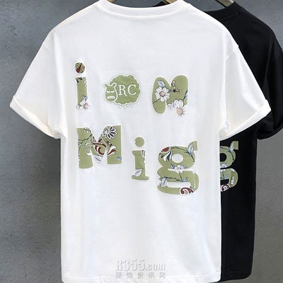 市场上装-T恤-休闲T恤【实拍】