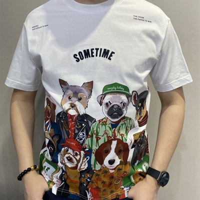 市场上装-T恤-微潮T恤