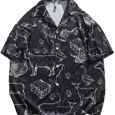 市场上装-衬衫-微潮衬衫