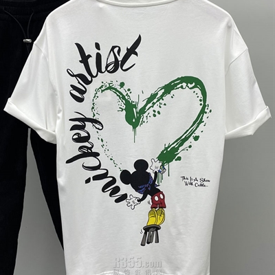 市场上装-T恤-休闲T恤【实拍】