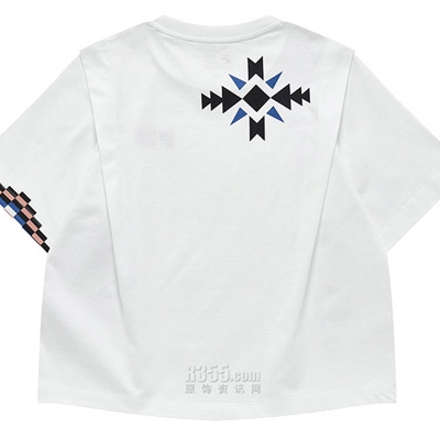 运动品牌-T恤-女运动T恤【FILA FUSION x Marcelo Burlon】