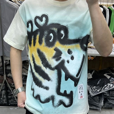 市场上装-T恤-微潮T恤