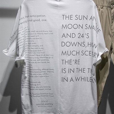 市场上装-T恤-微潮T恤【实拍】