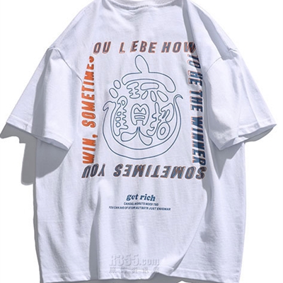 市场上装-T恤-微潮T恤