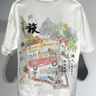 市场上装-T恤-微潮T恤【实拍】