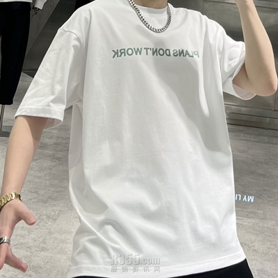 市场上装-T恤-微潮T恤