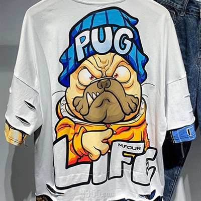 市场上装-T恤-微潮T恤【实拍】