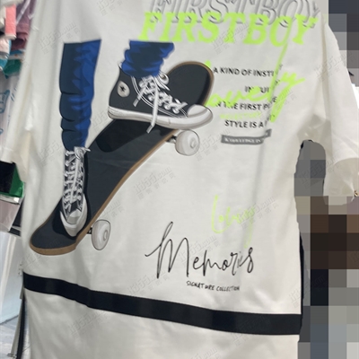 市场上装-T恤-微潮T恤【实拍】