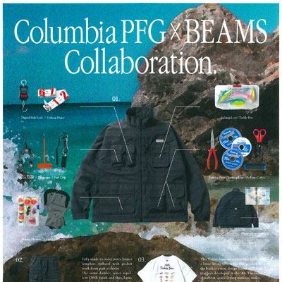 日本《BEAMS x Columbia》2022春夏休闲时尚男装