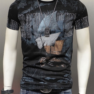 市场上装-T恤-微潮T恤